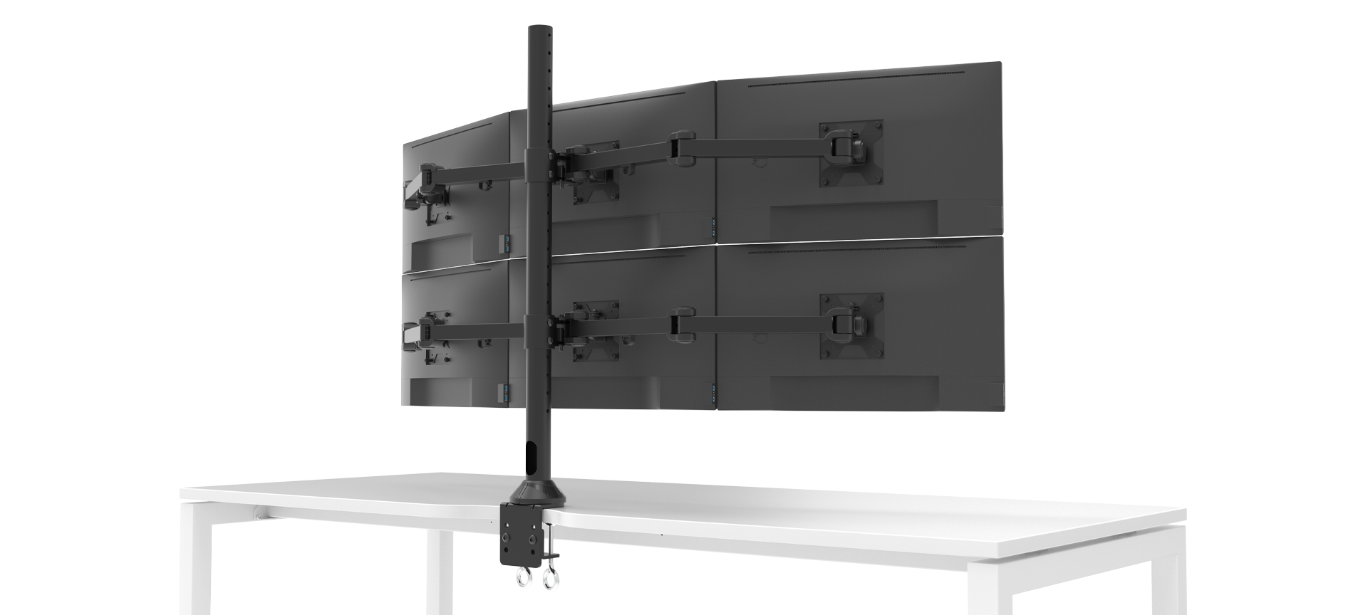 Duro heavy duty monitor arm for 3 or 6 screens