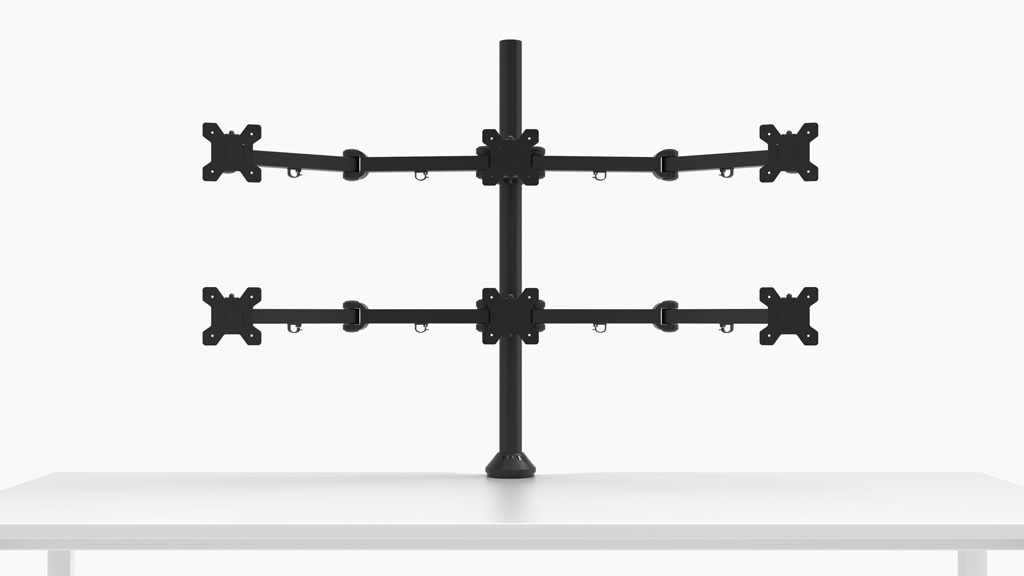 Duro heavy duty six screen monitor arm Duro heavy duty six screen monitor arm